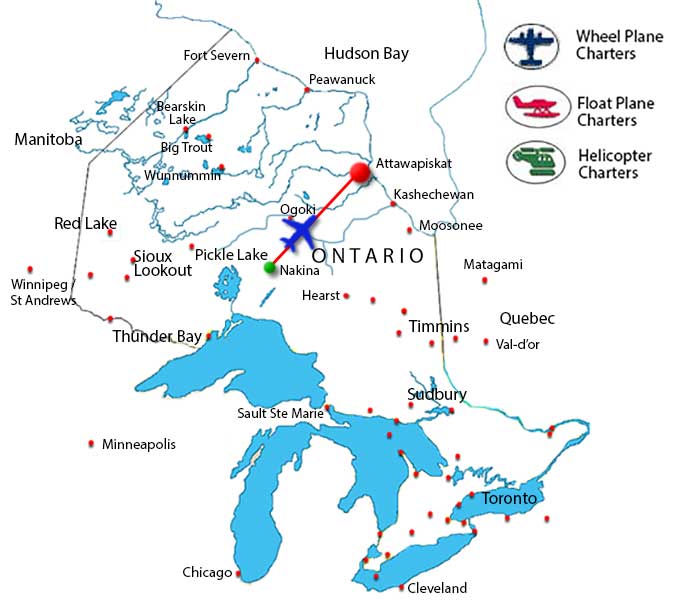 Webequie Helicopter Charter Flights